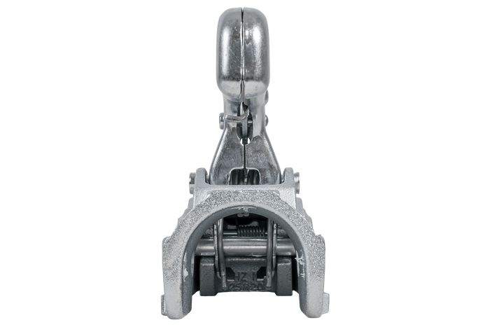 Enganche de bola WINTERHOFF WW 30-K+Z para remolque de 3000 kg con barra de tiro de tubo de 35-51 mm, hierro fundido.