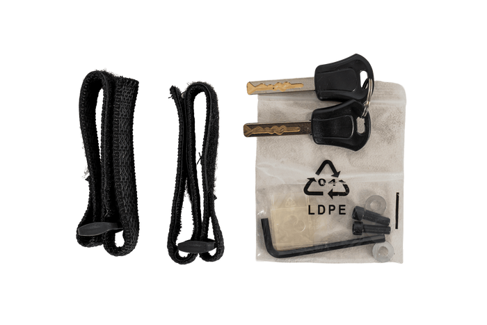 Candado plegable para bicicleta de 85 cm con asa PROFEX 81640