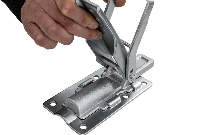 Enganche lateral con cierre WINTERHOFF BV 90-1 + BVG 90-A cierre lateral completo para remolque