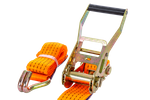 Cinta transportadora UNITRAILER de 2 m/50 mm/5 t de color naranja con tensor