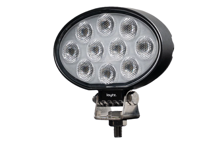 Reflector de lámpara de trabajo LED LAYTZ LY7401, 40 LED, 4000 lm, ovalado.
