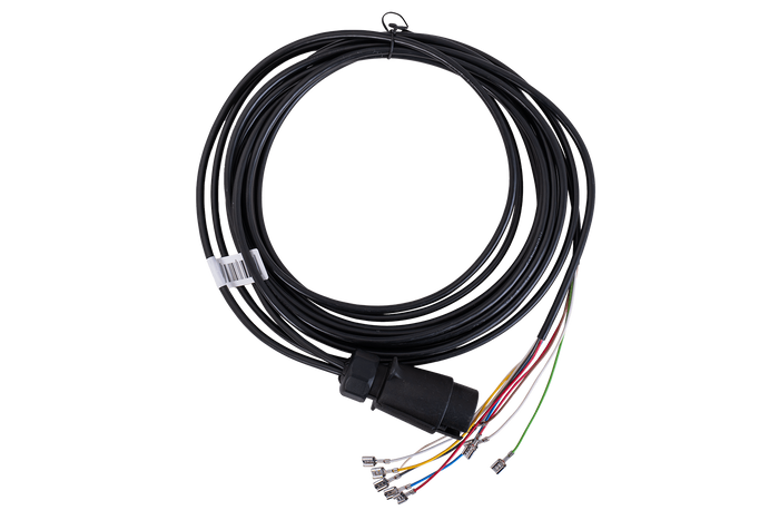 Arnés de remolque de instalación eléctrica MANTES 4m enchufe 7PIN conectores 6.3