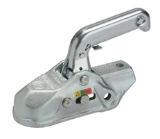 Enganche de bola WINTERHOFF WW 30-D2 para remolque de 3000 kg con barra de tiro de tubo de 45-46 mm, hierro fundido.