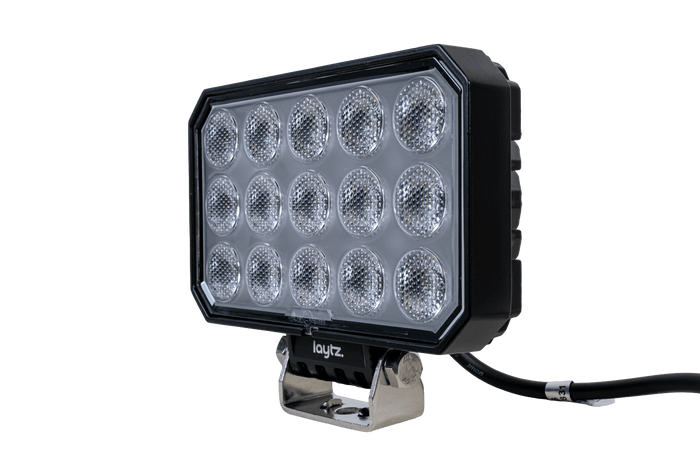 Reflector de lámpara de trabajo LED LAYTZ LY7303, 60 LED, 6000 lm, rectangular