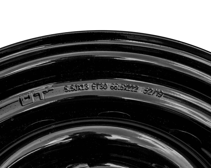 Llanta de acero para remolque UNITRAILER negro 5.5Jx13"H2 5x112 ET:30