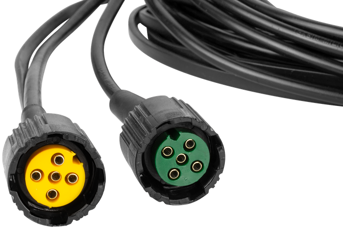 Instalación eléctrica MANTES, arnés para remolque de grúa, 5 m, enchufe de 13 PIN, 2x bayonetas de 5 PIN