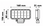 Reflector de lámpara de trabajo LED LAYTZ LY7305, 72 LED, 7000 lm, rectangular