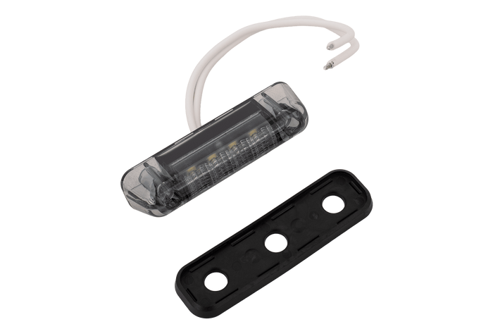 Luz de posición LED oscura FRISTOM FT-081, blanca universal