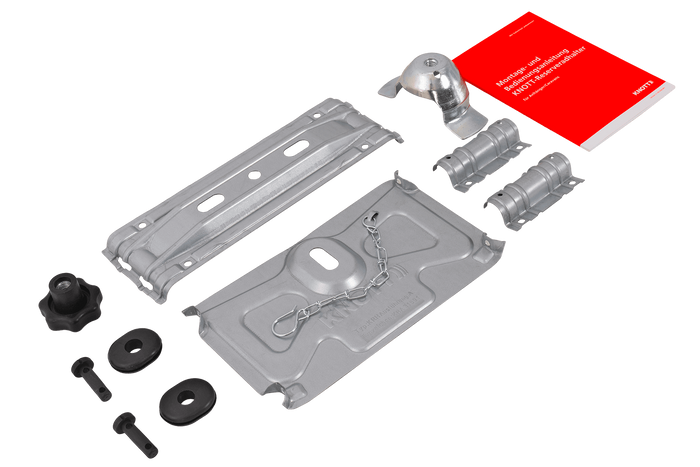 Soporte para rueda de repuesto KNOTT para caravanas 1475-1850 mm