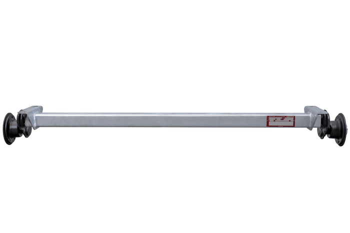 KNOTT VG7-L eje sin freno para remolque 750kg 1260mm 1565mm 5x112