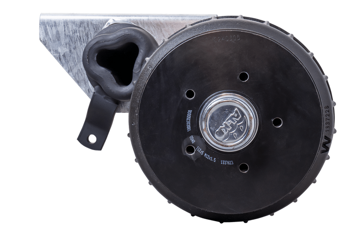 AL-KO EURO eje con freno para remolque de barco 1800kg 1845/1955mm 2430mm 5x112