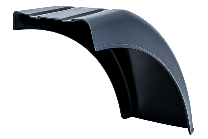 Medio guardabarros para remolque DOMAR DR1012202 paso de rueda 384/200mm izquierdo