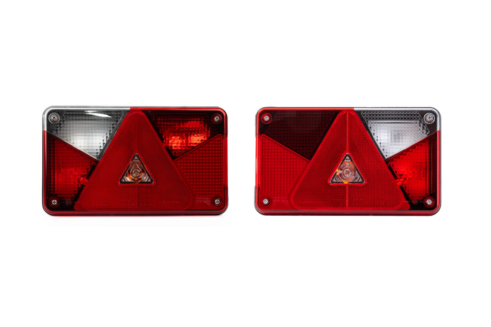 Luces traseras ASPÖCK MULTIPOINT V, 6 funciones, izquierda + derecha