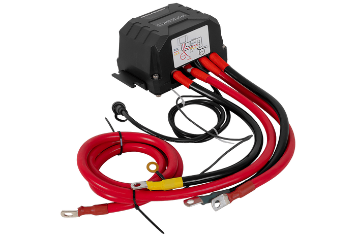 Cabrestante eléctrico para remolque PRESKO RAPTOR 13.5FS 12V 6130kg con cable de 24m