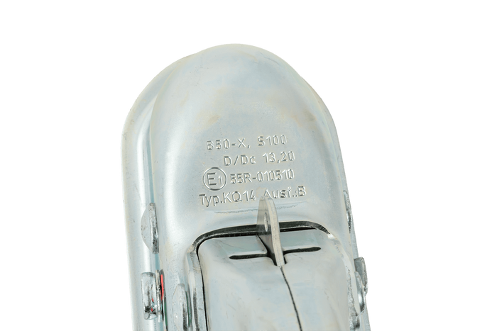 Enganche de bola KNOTT KQ14-B para remolque de 1400 kg con barra de tiro cuadrada de 60 mm