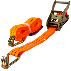 Cinta transportadora UNITRAILER de 3 m/35 mm/2 t de color naranja con tensor