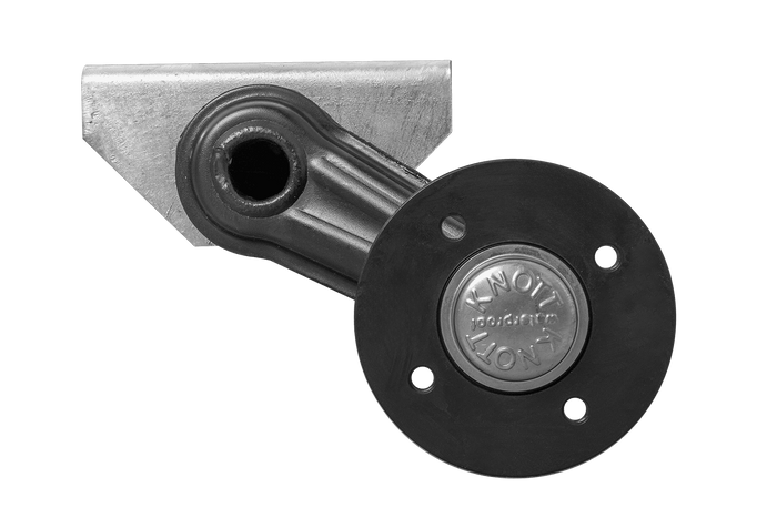 KNOTT VG7-L eje sin freno para remolque 750kg 1190mm 1623mm 4x100