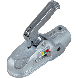 Enganche de bola WINTERHOFF WW 350-RB-K1212 para remolque de 3500 kg con barra de tiro de tubo de 50 mm, hierro fundido.