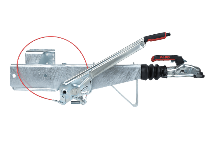Dispositivo de inercia AL-KO 161S con enganche AK161 para remolque de 1600 kg con lanza cuadrada