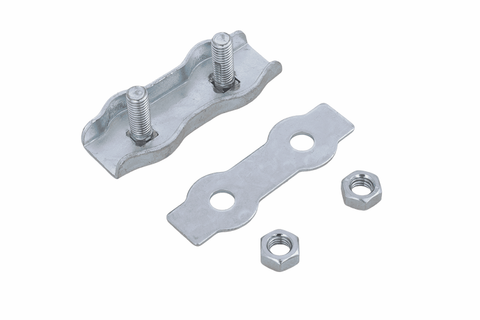 Abrazadera de cuerda doble DROMET ZLS.8 para cuerdas de 8 mm