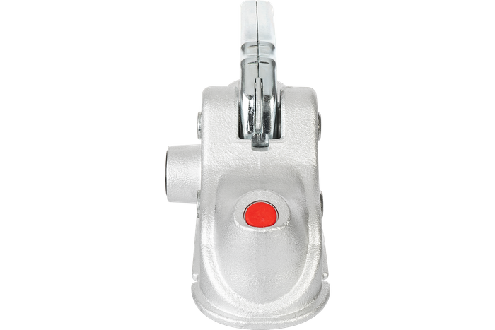 Enganche de bola AL-KO AK301 para remolque de 3000 kg con barra de tiro tubular de 50 mm, hierro fundido