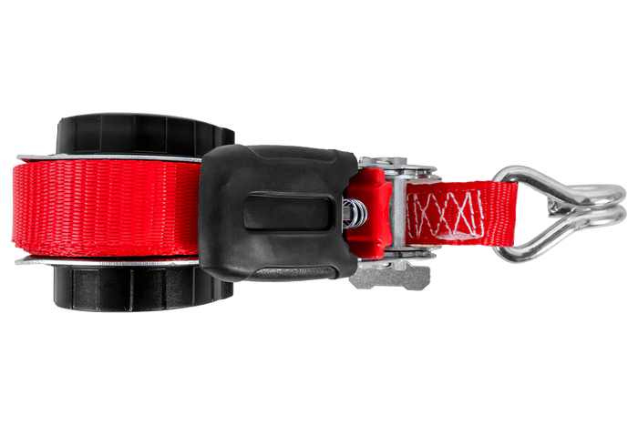 Cinta transportadora retráctil automática FASY de 5 m/25 mm/0,35 t roja
