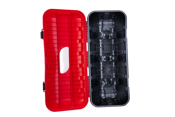 Caja extintor 9/12kg DAKEN 82510 STRIKE 707x322x239mm rojo