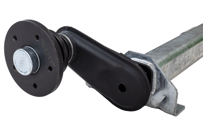 AL-KO PLUS eje sin freno para remolque / grúa 1300kg 1500mm 1950mm 5x112