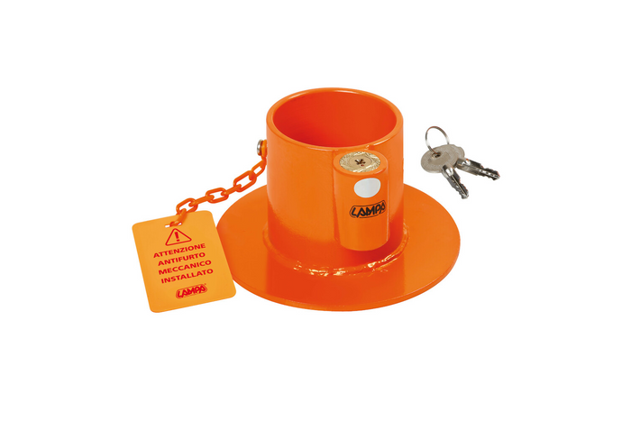 Cerradura de remolque TIR con protección para pasador LAMP 98703