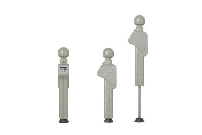 Báscula digital para medir la carga de tracción de una caravana ProPlus 360848V01 medidor de fuerza de presión 150 kg