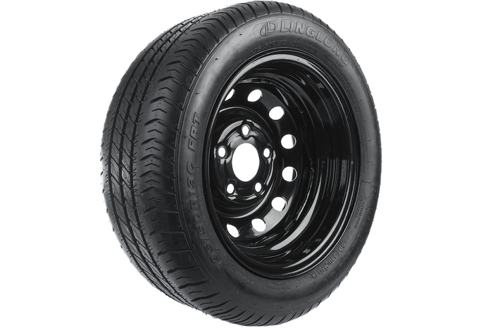 Rueda reforzada para remolque LINGLONG TIRE 195/50 R13C 104/101N UNITRAILER RIM negro 5.5Jx13"H2 5x112 ET:30