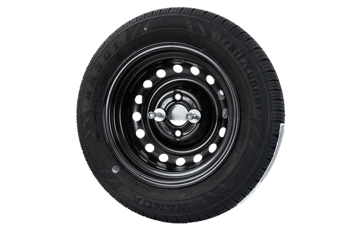 Rueda de repuesto para remolque con soporte TIRE WANDA 155/70 R13 79N RIM TRAILER TOP 4Jx13"H2 4x100 ET:30