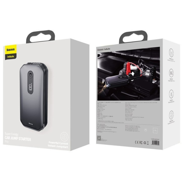 Banco de energía de arranque BASEUS Super Energy Pro Power Bank 12000mAh con función de arranque de 12V