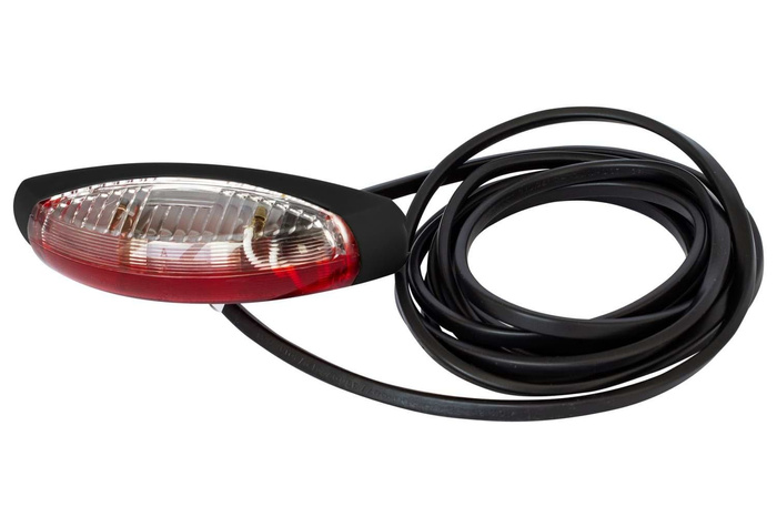 Lámpara de señalización universal ASPÖCK FLEXIPOINT II con carcasa negra