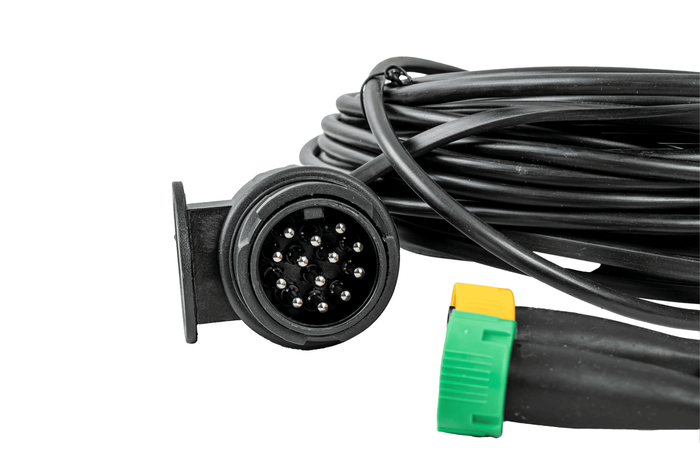 Instalación eléctrica MANTES, arnés para remolque de camión, 7 m, enchufe de 13 PIN, 2 bayonetas de 5 PIN