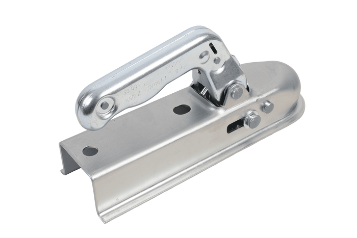 Enganche de bola CHOOYO JD.00.53.001 para remolque de 800 kg con barra de tiro cuadrada de 50 mm