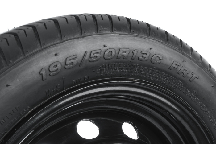 Rueda reforzada para remolque LINGLONG TIRE 195/50 R13C 104/101N UNITRAILER RIM negro 5.5Jx13"H2 5x112 ET:30