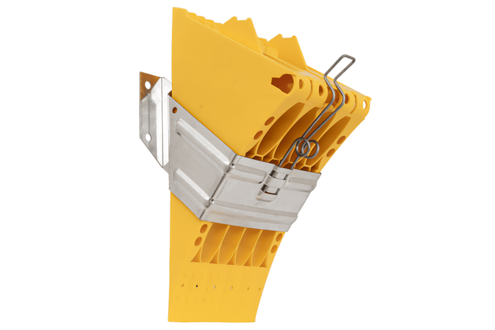 Calzo de rueda E53 con soporte de montaje LOKHEN h: 225 mm