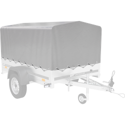Funda bastidor h-800 lona UNITRAILER para remolque 200x125cm GARDEN 201 KIPP