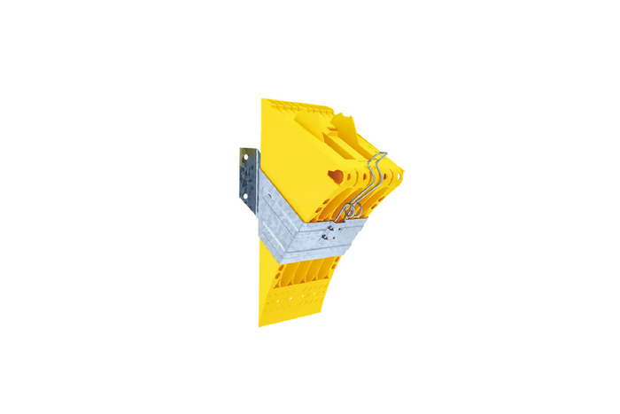 Calzo de rueda E53 con soporte de montaje LOKHEN h: 225 mm