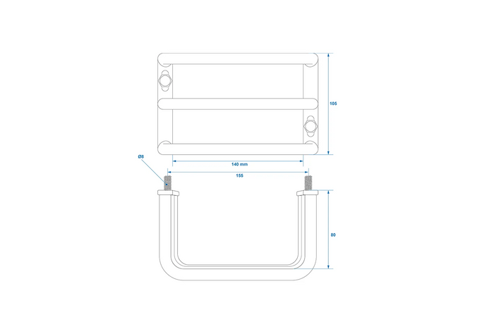 Rejilla protectora para luz trasera de remolque ProPlus, cubierta para luz trasera de 140x105x80 mm