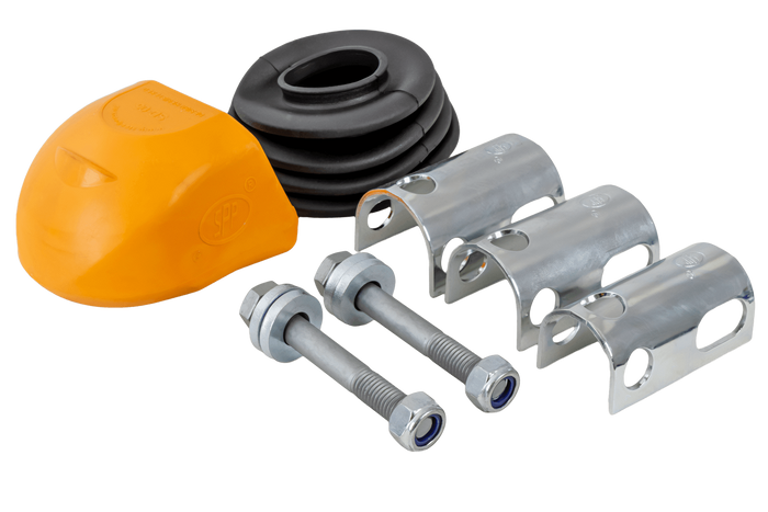 Enganche de bola STEELPRESS BC-3000.1D-00-00+Z3 para remolque de 3000 kg con barra de tiro tubular de 35-50 mm