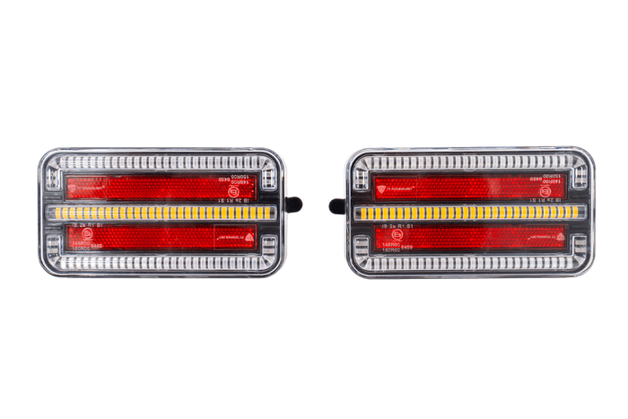 Luces traseras LED TT Technology TT.12028B-DI 3 funciones izquierda+derecha, inalámbricas, magnéticas