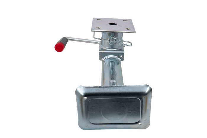 Soporte completo para manivela S.170033 + adaptador S.29317 SIMOL para remolque de 1300 kg