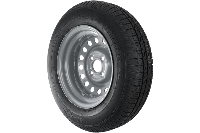 Juego de dos ruedas para remolque KENDA TIRE 155/80 R13 84N KENDA RIM 4Jx13"H2 4x100 ET:30