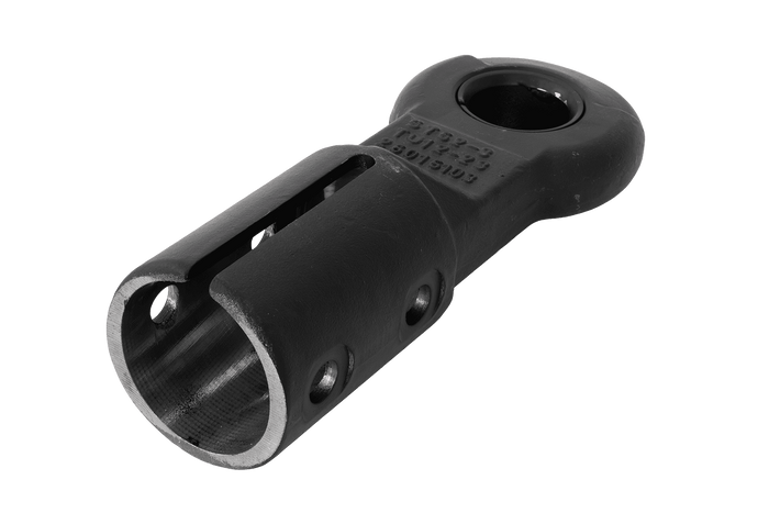 Enganche de ojo KNOTT KK6220S para remolque de 3500 kg con barra de tiro tubular de 60 mm