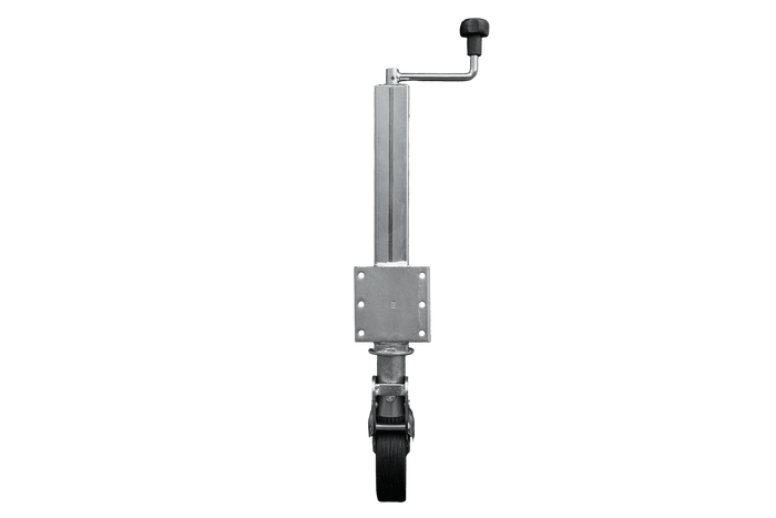 Rueda jockey automática UNITRAILER con manivela 400 kg 60 mm 470-785 mm