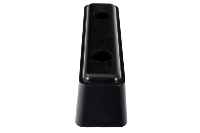 Parachoques de goma / parachoques rectangular 24,5x8x9 cm