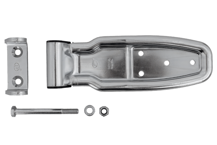 Bisagra lateral con soporte de montaje STEELPRESS HB-01.270-02+UH-01 montaje lateral de remolque completo