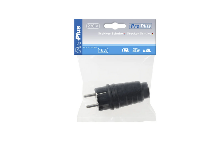 Enchufe Schuko ProPlus 373570 con contacto de protección 16A 230V